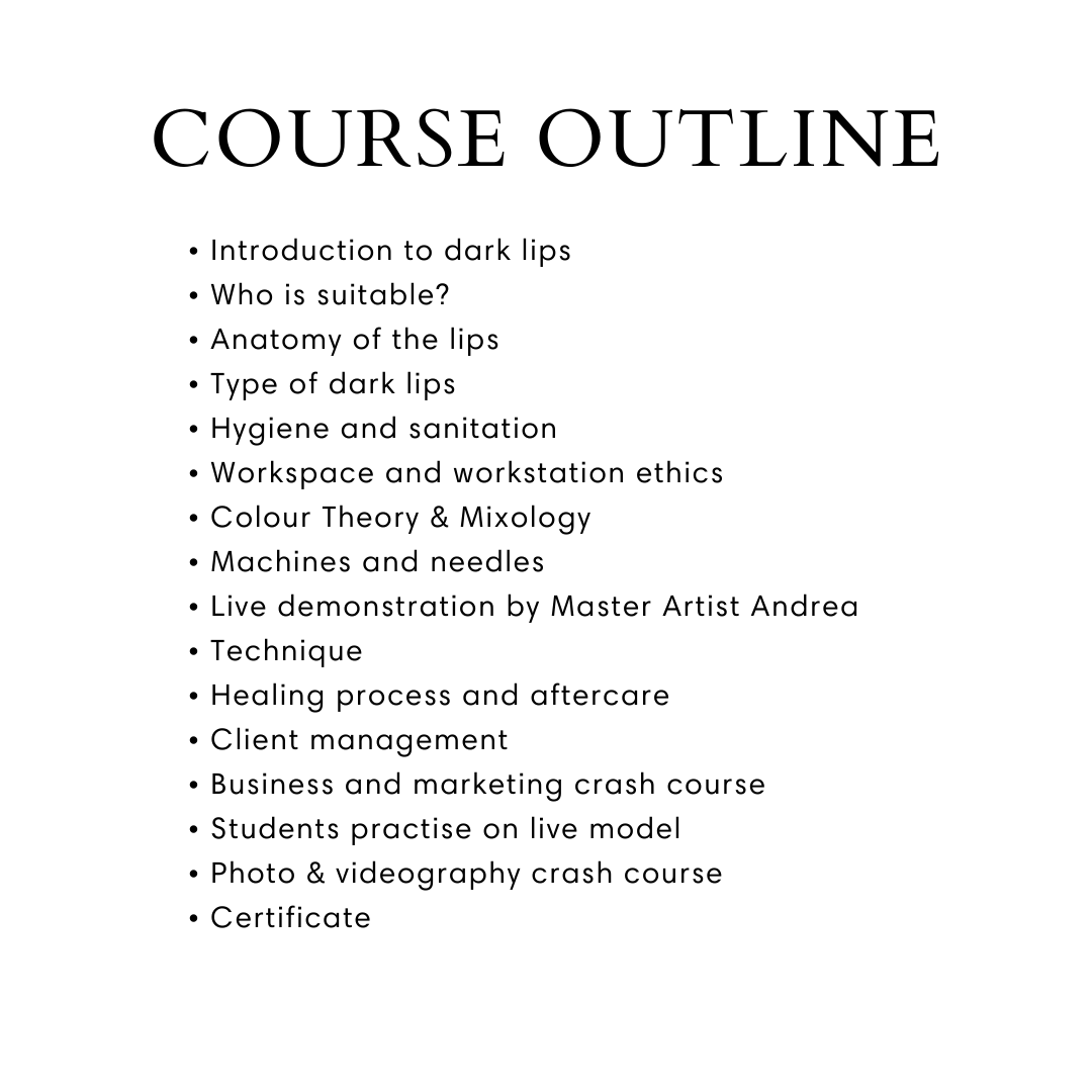Dark Lip Neutralisation Course